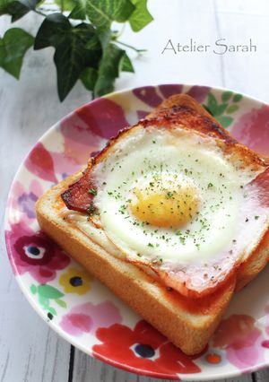 冷凍作りおきOK！目玉焼きトースト-レシピのメイン写真