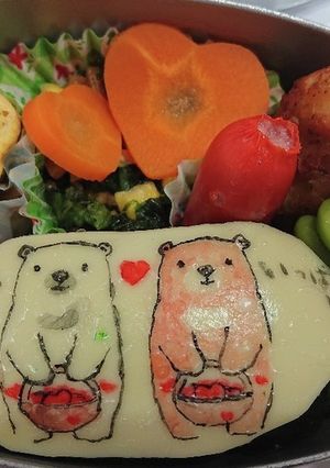 バレンタインお弁当-レシピのメイン写真