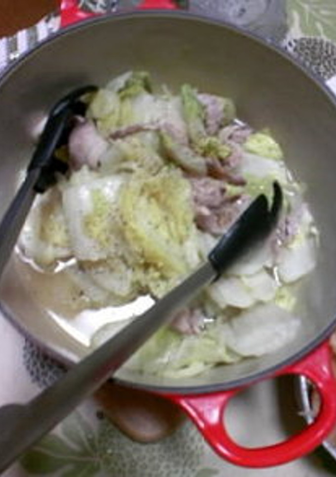 白菜と豚のかさね蒸し-レシピのメイン写真