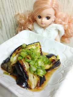 リカちゃん♡焼きナス(中華風ネギダレ)-レシピのメイン写真