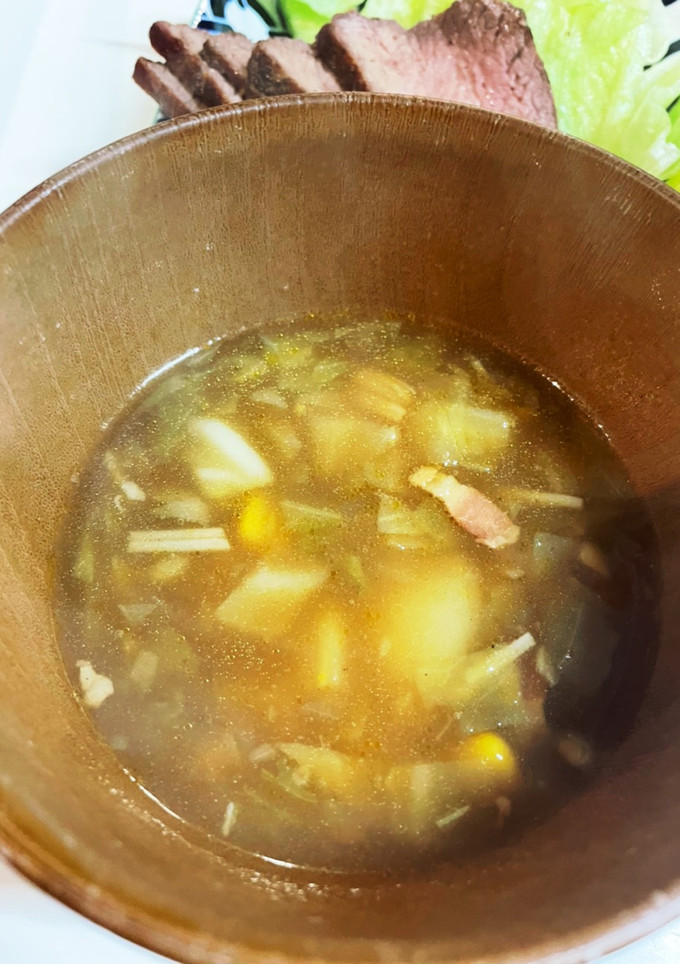 超簡単　あるもので　カレースープ-レシピのメイン写真