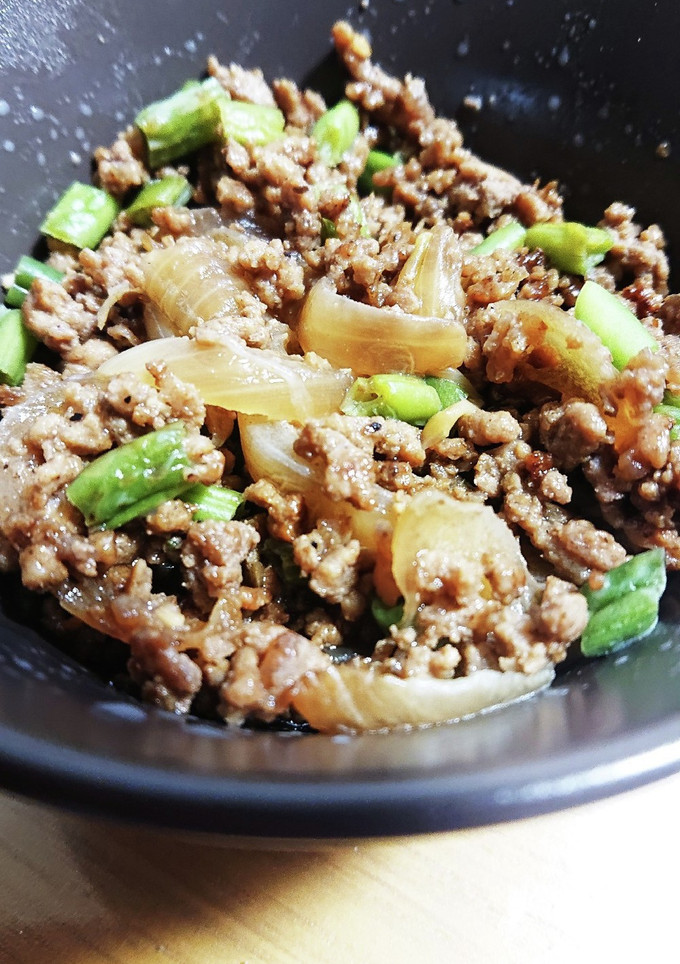 ひき肉といんげんの旨炒め-レシピのメイン写真