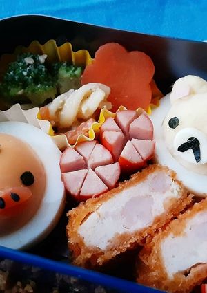 立体的なこりらっくま&キイロイトリ-レシピのメイン写真
