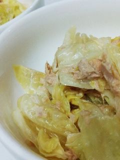 レンチン!美味!キャベツとツナの和え物-レシピのメイン写真
