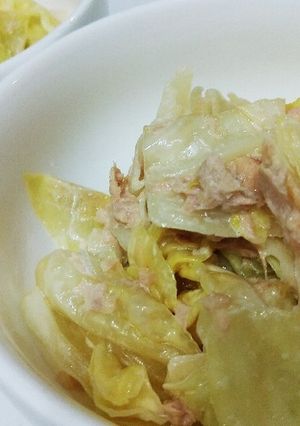 レンチン！美味！キャベツとツナの和え物-レシピのメイン写真