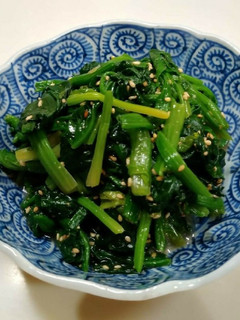 韓国風ほうれん草のごま和え*ムンチ-レシピのメイン写真