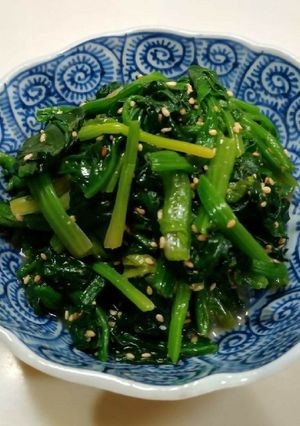 韓国風ほうれん草のごま和え＊ムンチ-レシピのメイン写真