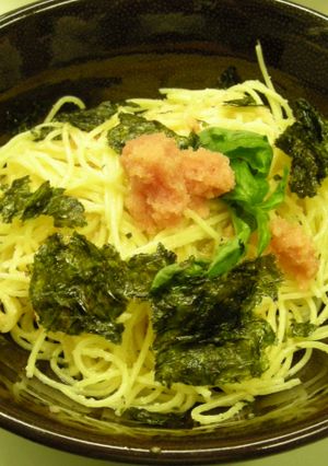 明太子のパスタ(２００円ランチ）-レシピのメイン写真