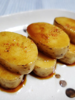 簡単ヘルシーおつまみ☆皮ごと長芋ステーキ-レシピのメイン写真
