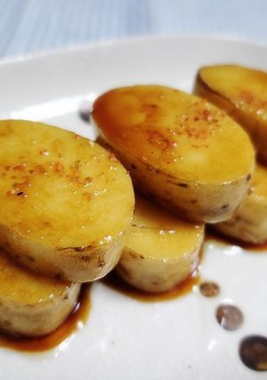 簡単ヘルシーおつまみ☆皮ごと長芋ステーキ-レシピのメイン写真