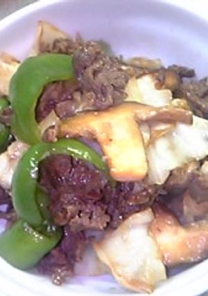 牛肉のちょい甘野菜炒め-レシピのメイン写真