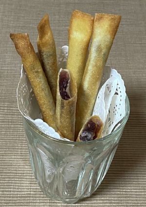 簡単★胡麻香るスティック餡春巻き-レシピのメイン写真