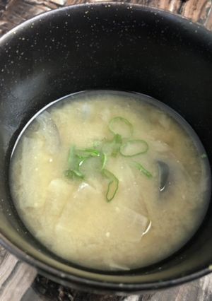 なすと大根の麹みそ汁-レシピのメイン写真