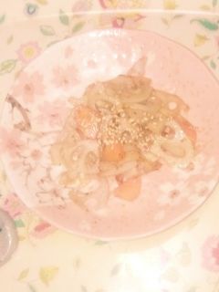 れんこんきんぴら(弁当用)-レシピのメイン写真