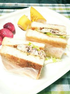 カレー風味のサバサンド☆-レシピのメイン写真