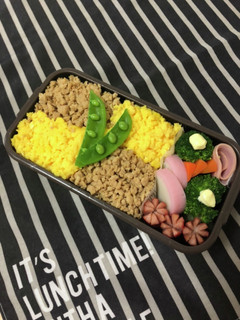 男子高校生弁当2/9とりそぼろ弁当-レシピのメイン写真