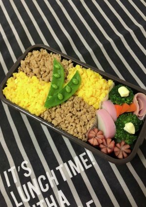 男子高校生弁当2/9とりそぼろ弁当-レシピのメイン写真
