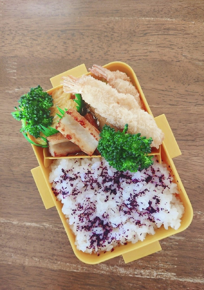 エビフライ&ちくわの照焼き弁当♪-レシピのメイン写真