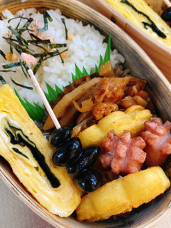 きんぴらレンコン弁当-レシピのメイン写真