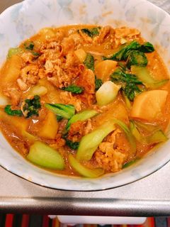 豚肉と青梗菜のオイスターソース煮-レシピのメイン写真