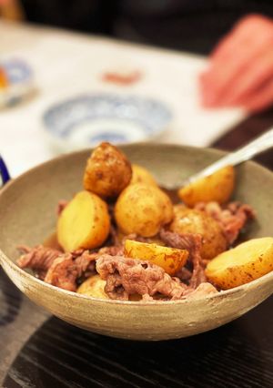 簡単♡新じゃがと牛肉の甘辛煮-レシピのメイン写真