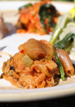キムチと高野豆腐の炒め物-レシピのメイン写真