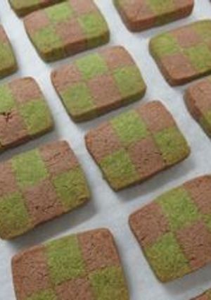 市松模様のクッキー（抹茶×ココア）-レシピのメイン写真