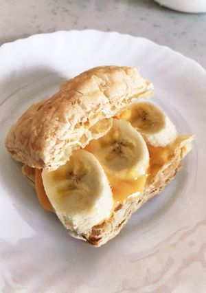 卵1個と牛乳と砂糖と片栗粉のカスタード-レシピのメイン写真