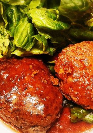 絹豆腐入り煮込みハンバーグ-レシピのメイン写真