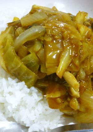 簡単キャベツのカレー-レシピのメイン写真