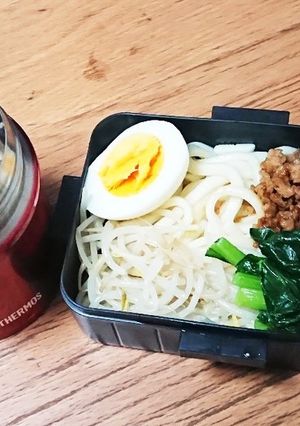 温かいつけうどん弁当-レシピのメイン写真