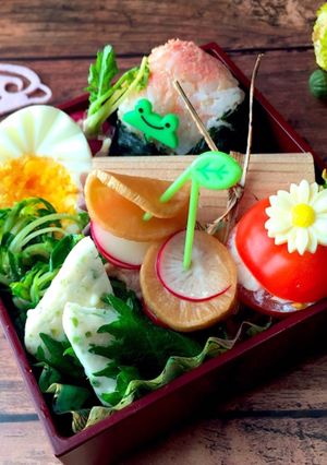 如月９　お弁当おかずミニおにぎり-レシピのメイン写真