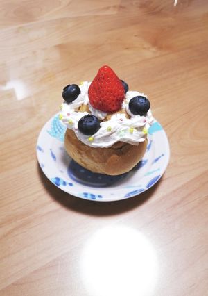 ちょっと豪華に☆シュークリーム-レシピのメイン写真