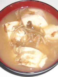 切り干し大根&とろろ昆布&豆腐の味噌汁-レシピのメイン写真