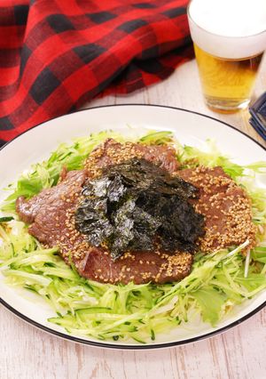 やみつき！牛肉のせチョレギサラダ-レシピのメイン写真