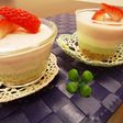 ひなまつりに!3色レアチーズケーキ