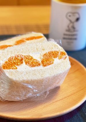ポンカンのフルーツサンド-レシピのメイン写真
