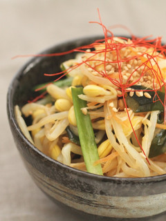 レンジで簡単大豆もやしのピリ辛ナムル-レシピのメイン写真