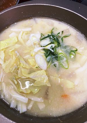 鶏団子と野菜の粕汁-レシピのメイン写真