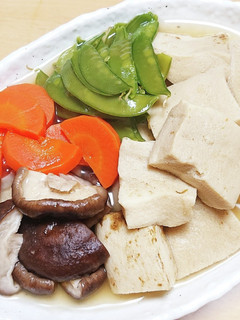 ポンの高野豆腐の煮物-レシピのメイン写真