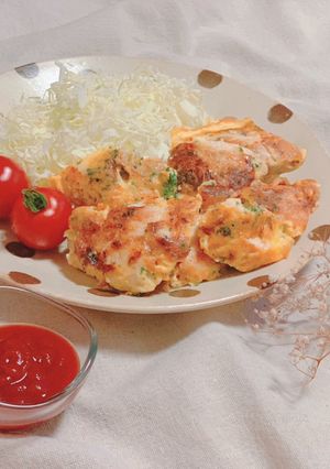 簡単♡パセリと粉チーズでチキンピカタ♡-レシピのメイン写真