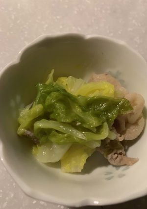 白菜と豚肉のバター風味-レシピのメイン写真