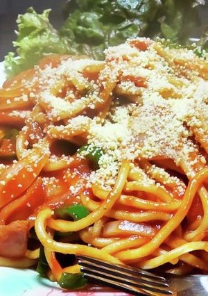 喫茶店のナポリタン-レシピのメイン写真