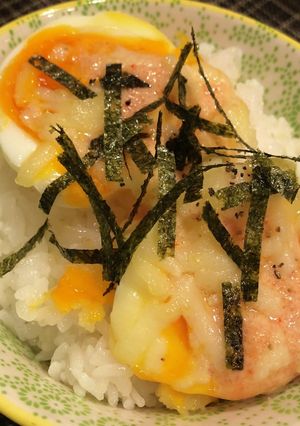 簡単！半熟卵のっけご飯-レシピのメイン写真