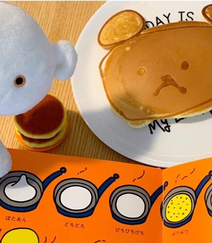 名古屋のふわふわクマパンケーキ🥞🐻 ふわふわパンケーキ♡白くま&ひよこ