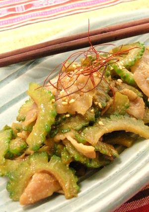 豚バラとゴーヤのしょうが味噌炒め-レシピのメイン写真