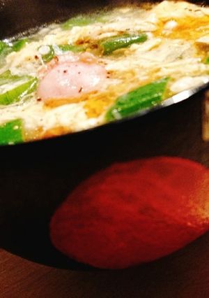 オクラとソーセージ★とろっとろ～卵スープ-レシピのメイン写真