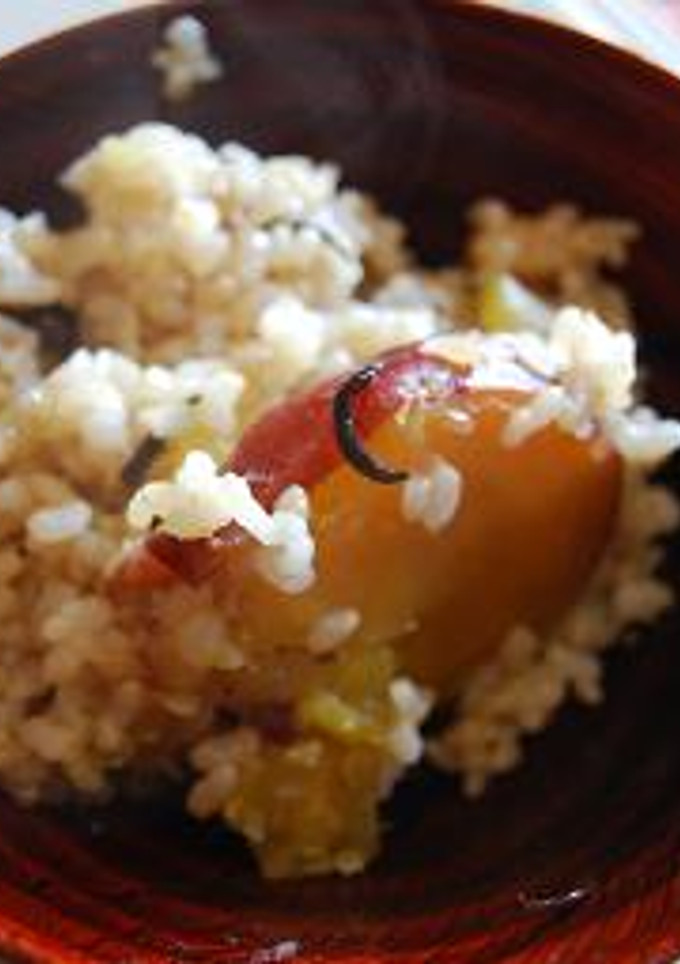 さつまいもの玄米炊き込みご飯-レシピのメイン写真