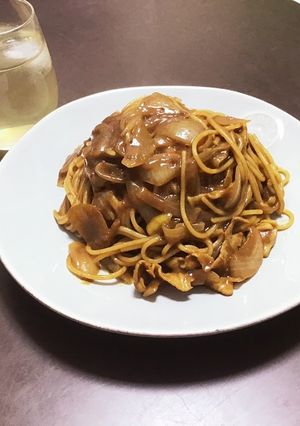 インディアンで絶品！カレーパスタ-レシピのメイン写真