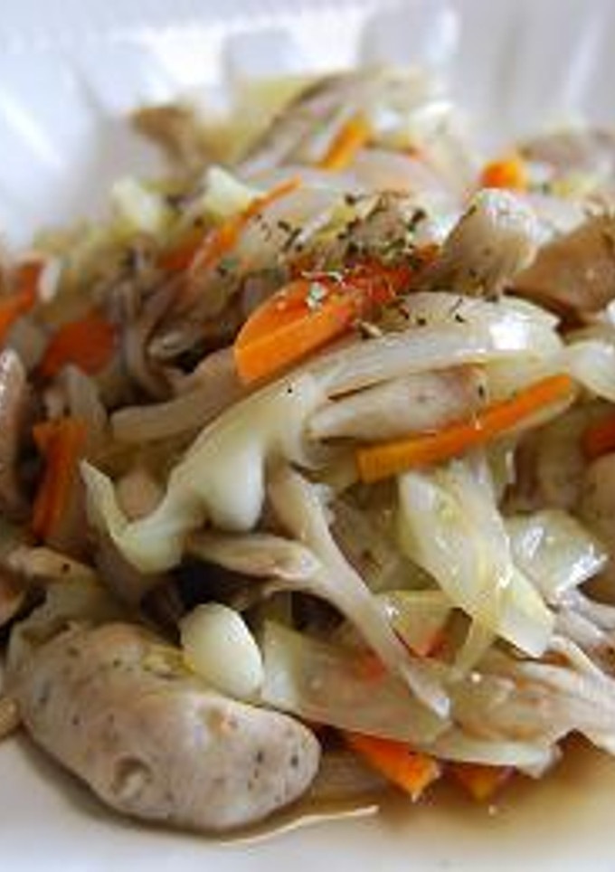 舞茸とウィンナー、残り物野菜の炒め物-レシピのメイン写真